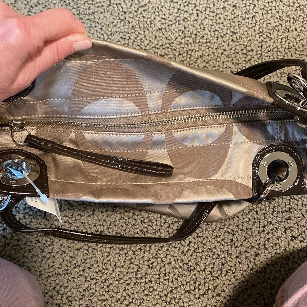 NWT Coach Sateen Tote Bag — Perfect for work or travel!